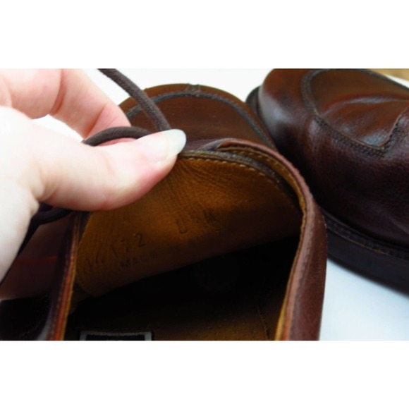 Cole Haan Shoes Sz 8.5 M Round Toe Brown Derby Oxfords Leather Men 14172 - Picture 7 of 9